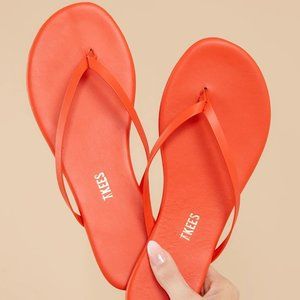 TKEES Women's Orange Sandals